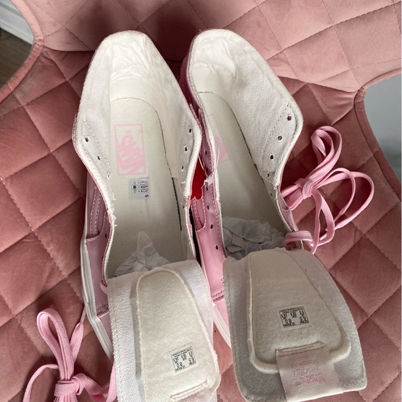 New Vans Sk8- Hi Pink White Sole Men’s Size 6.5 Women’s Size 8 NWT New with Tag - Picture 13 of 16